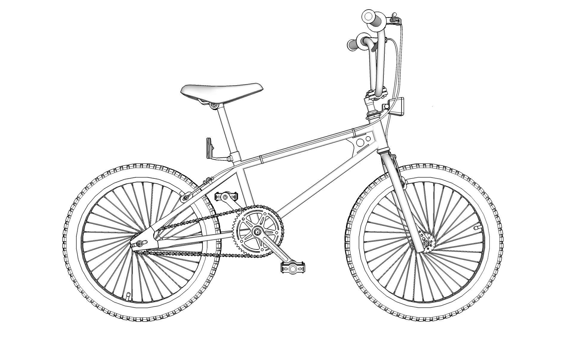 Bicycle 3D model_17