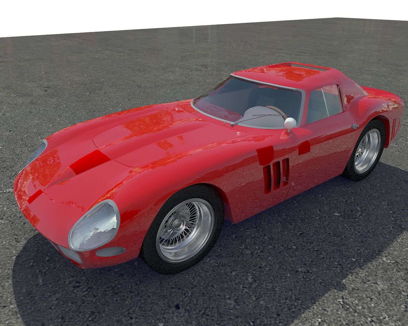 1963 Ferrari 250 GTO 3d model 3D model_2