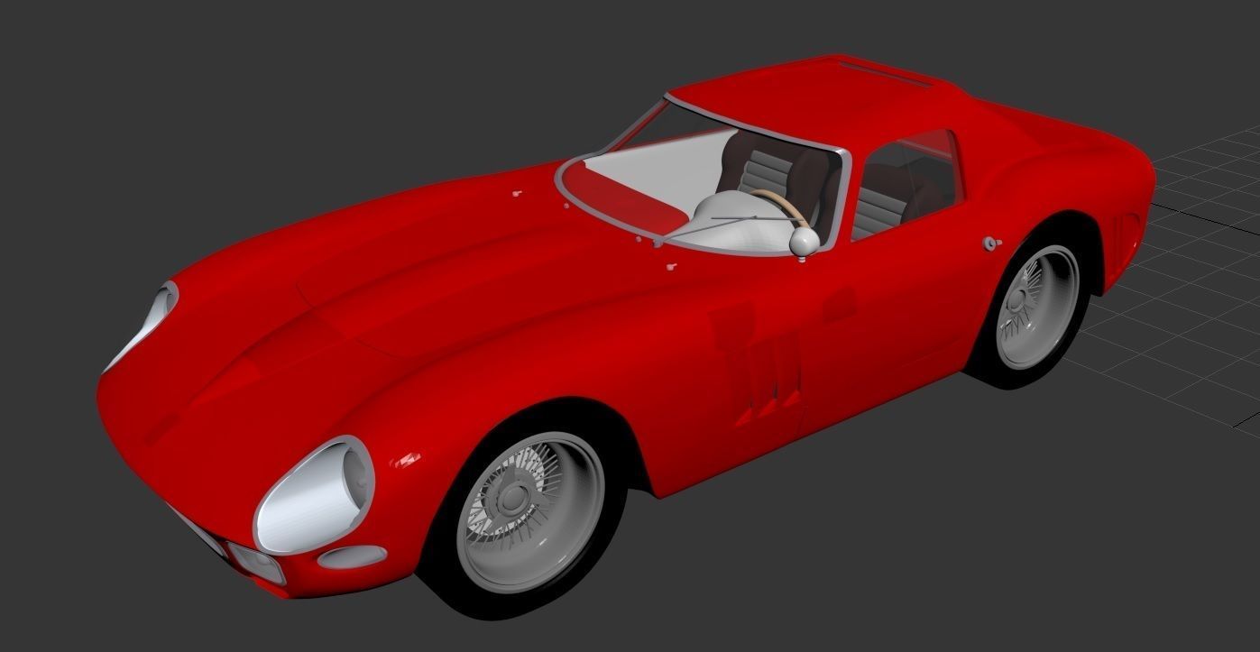 1963 Ferrari 250 GTO 3d model 3D model_7