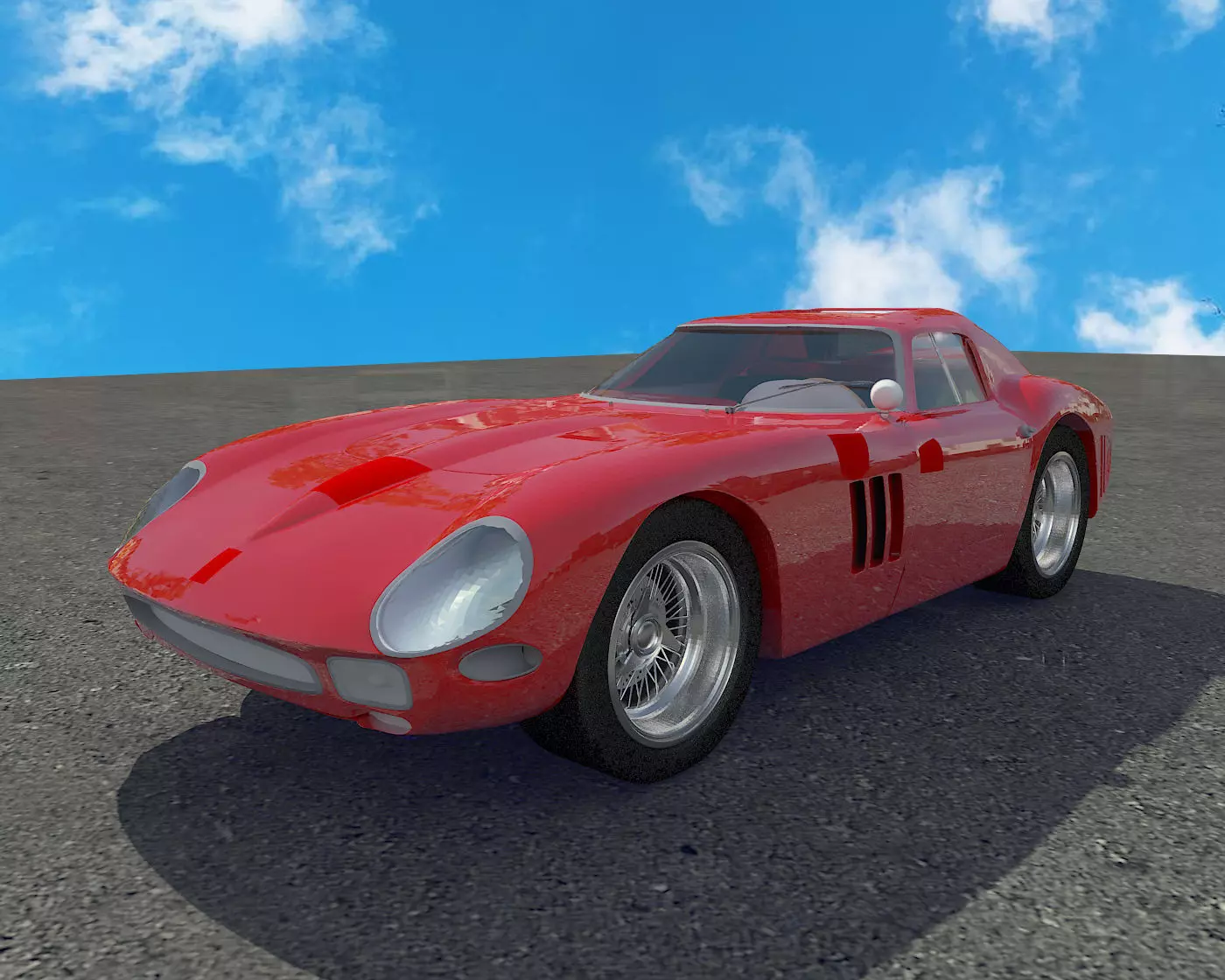 1963 Ferrari 250 GTO 3d model 3D model_0
