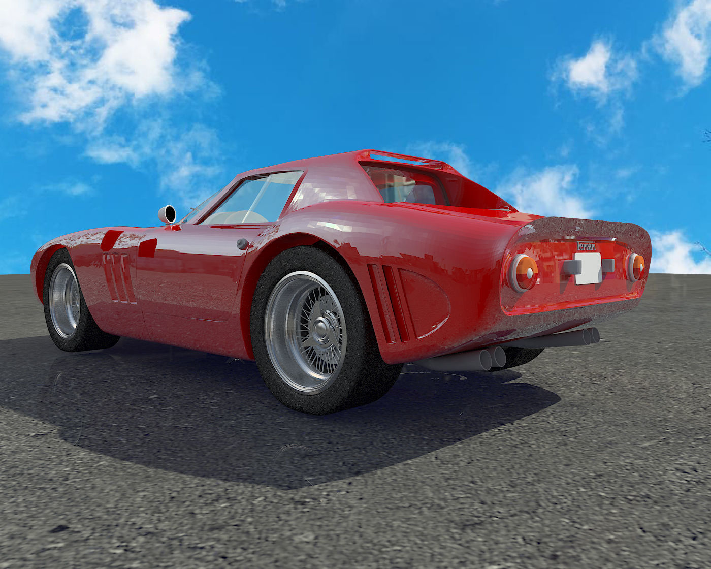 1963 Ferrari 250 GTO 3d model 3D model_1