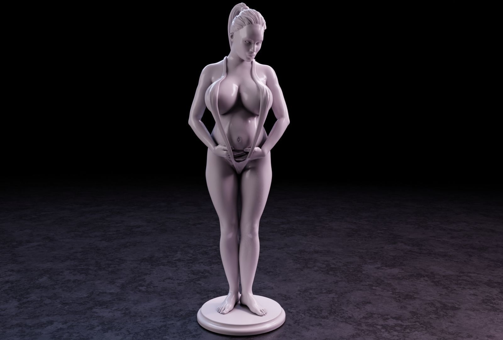 Sexy girl 146 3D print model_3