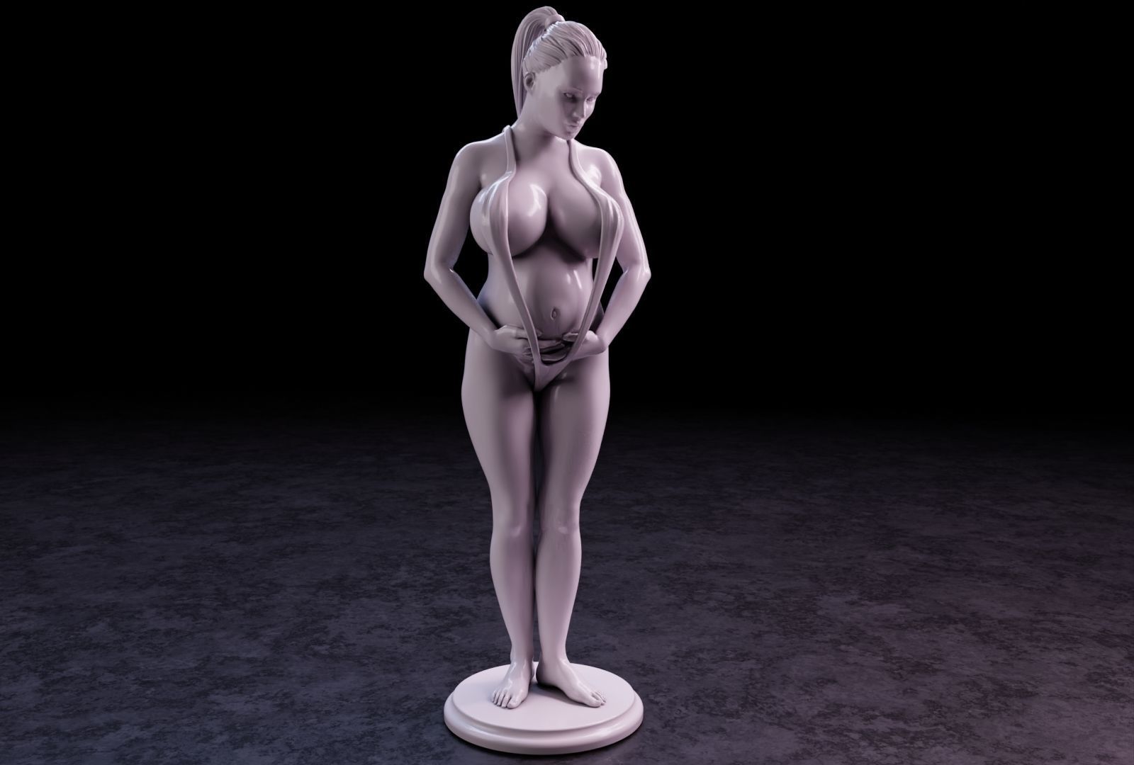 Sexy girl 146 3D print model_2