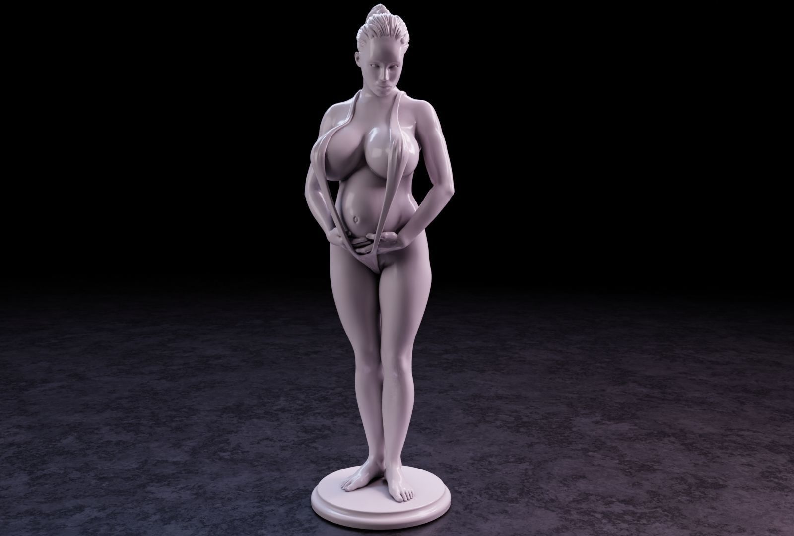 Sexy girl 146 3D print model_5