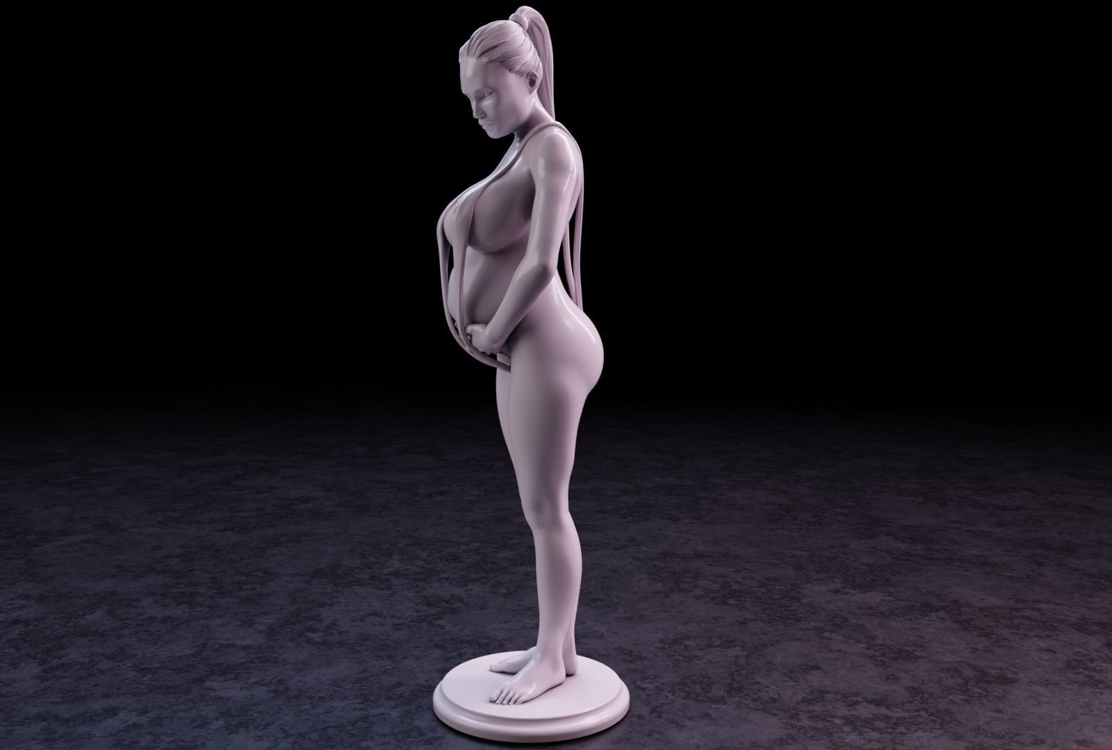 Sexy girl 146 3D print model_11