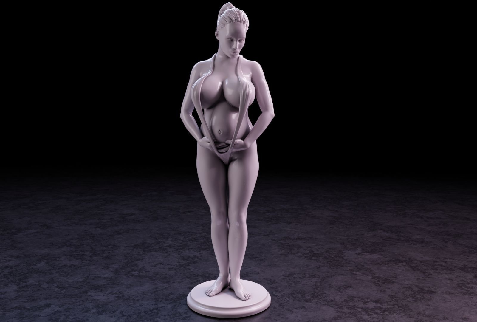 Sexy girl 146 3D print model_4