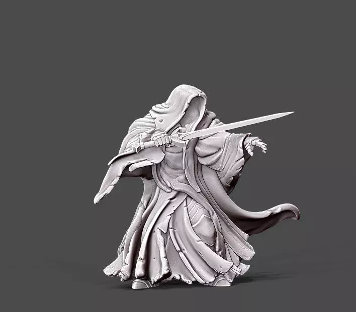 Wraith - 10 - 35mm scale 3D print model_0