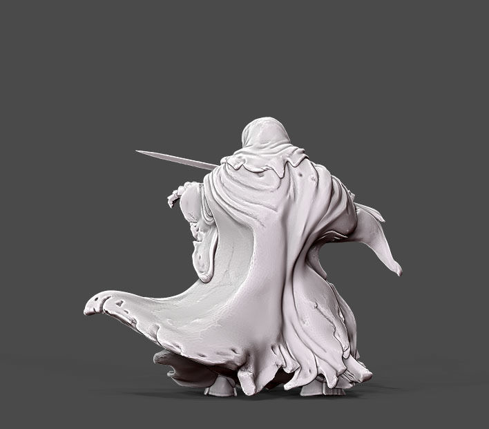 Wraith - 10 - 35mm scale 3D print model_2