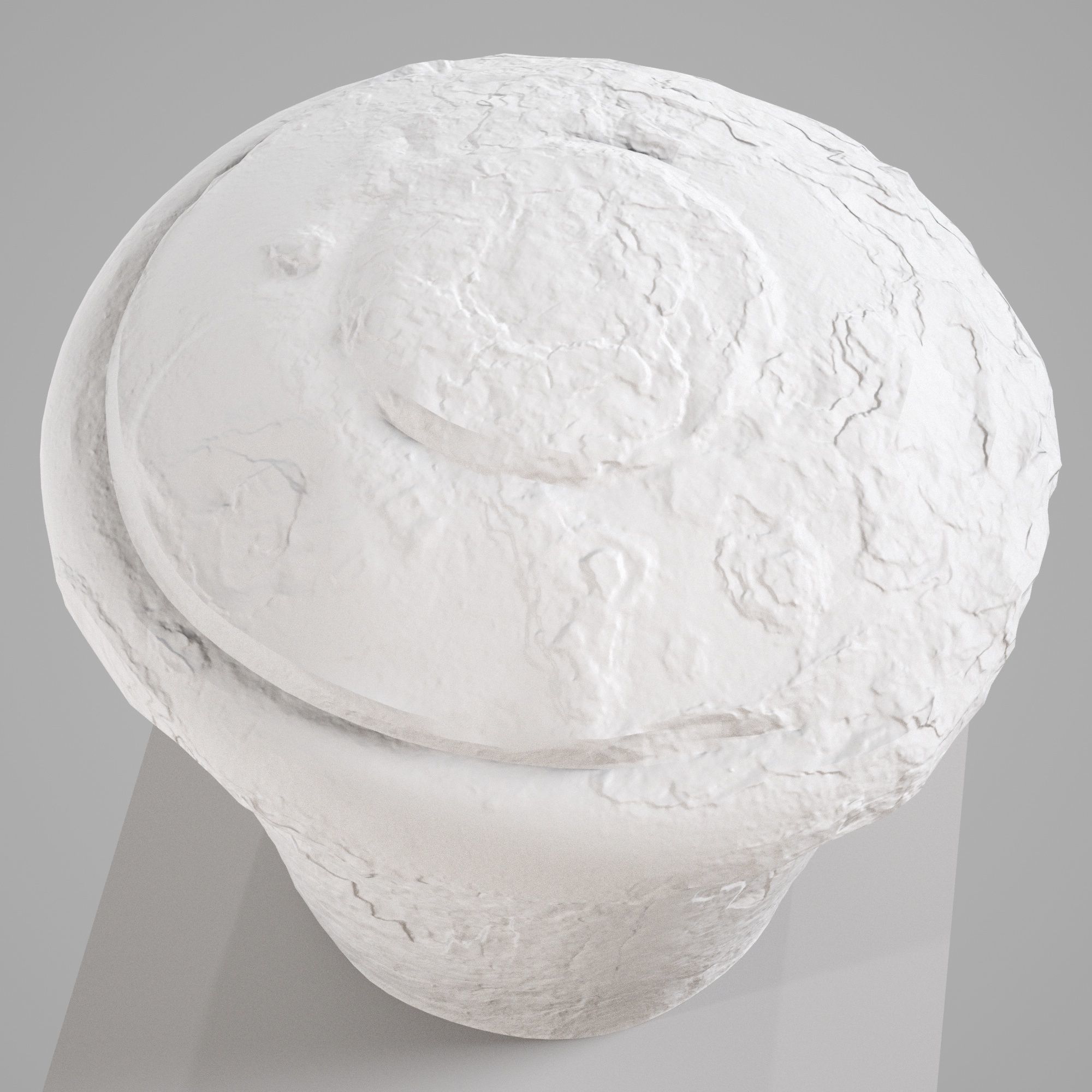 Old Rusted Mooring 09 Low-poly 3D model_8