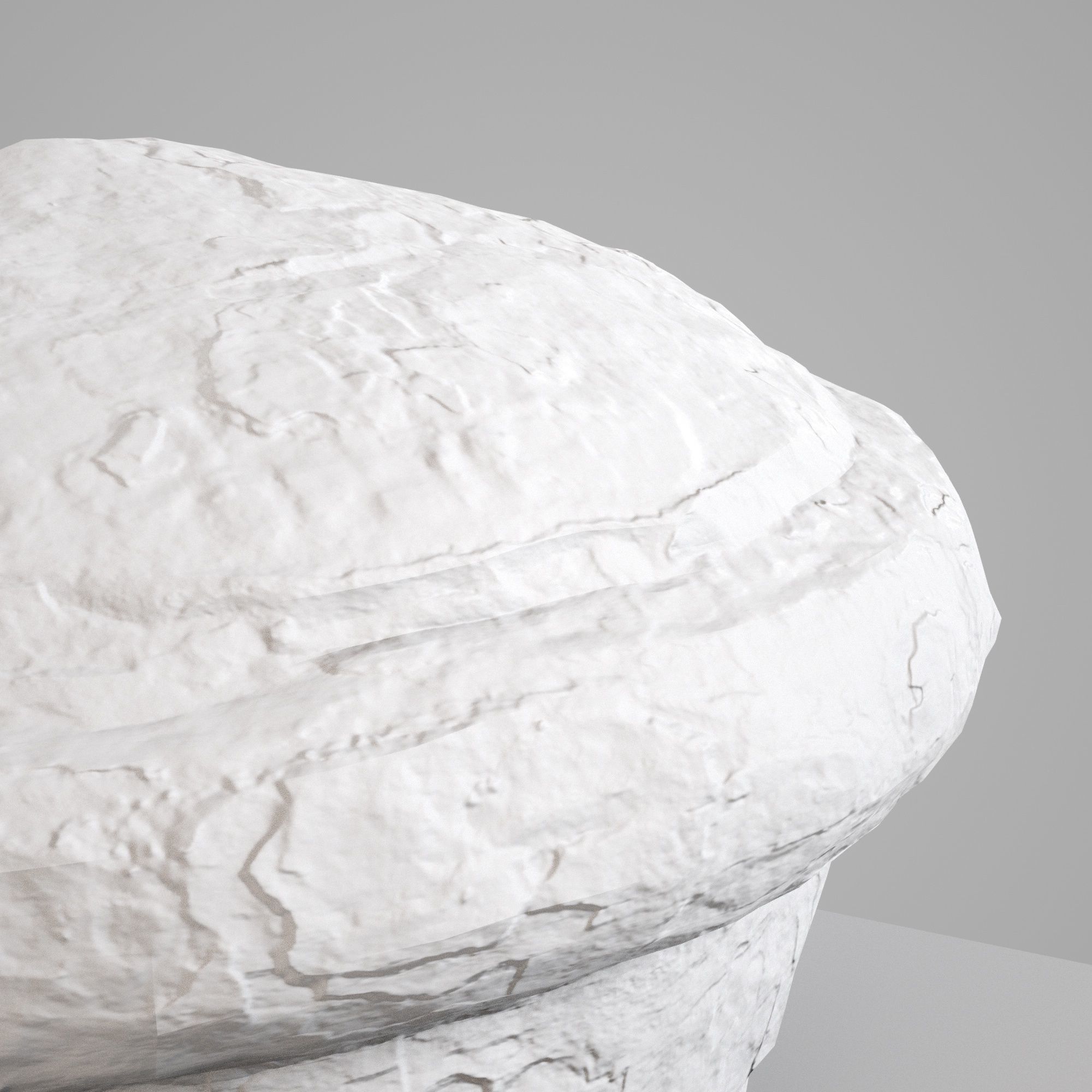 Old Rusted Mooring 08 Low-poly 3D model_4