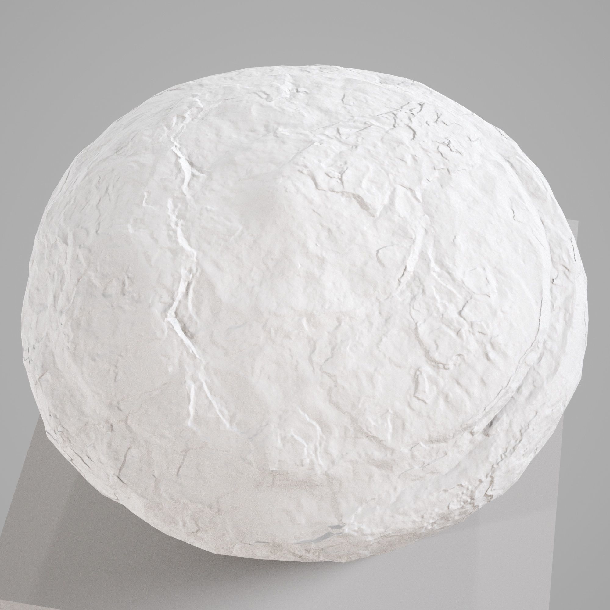 Old Rusted Mooring 08 Low-poly 3D model_9