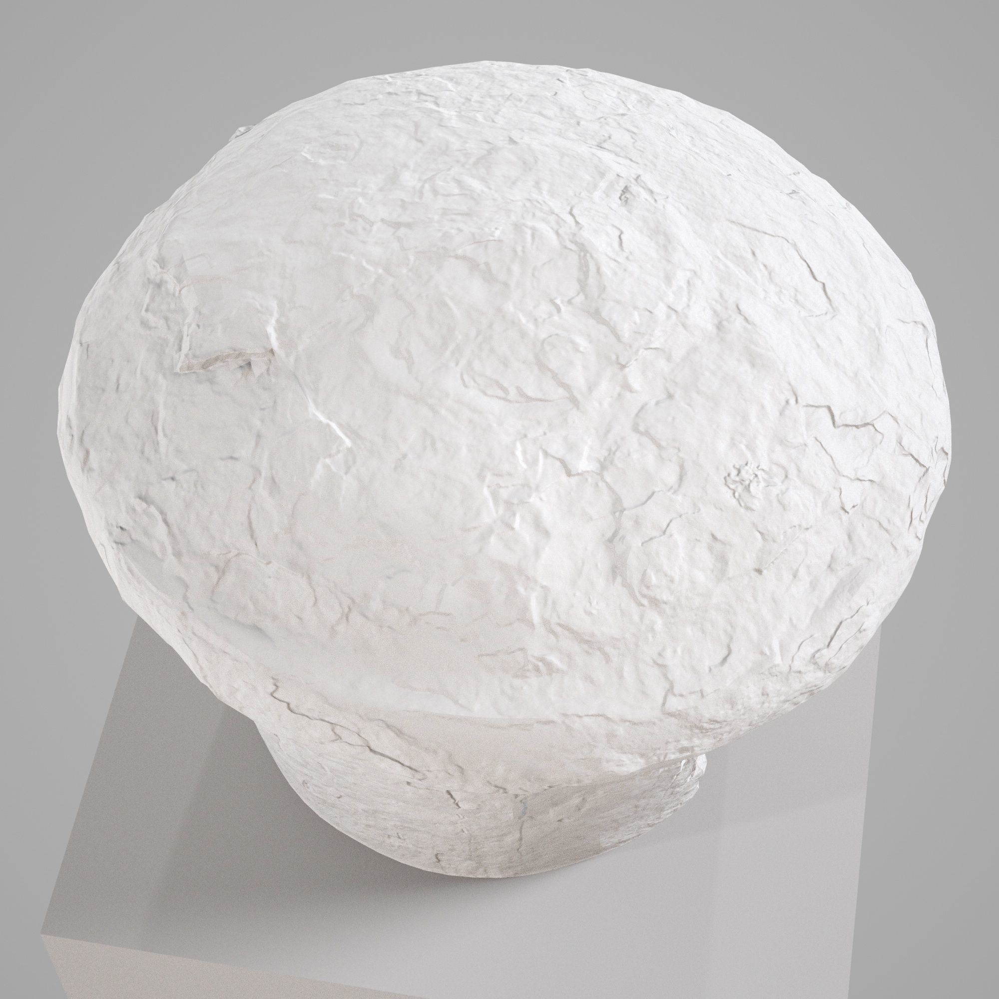 Old Rusted Mooring 07 Low-poly 3D model_9