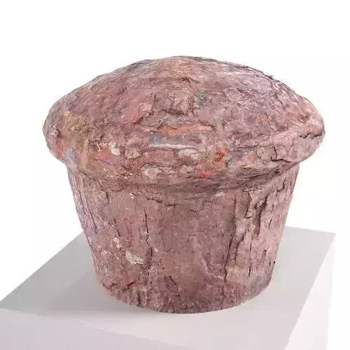 Old Rusted Mooring 07 Low-poly 3D model