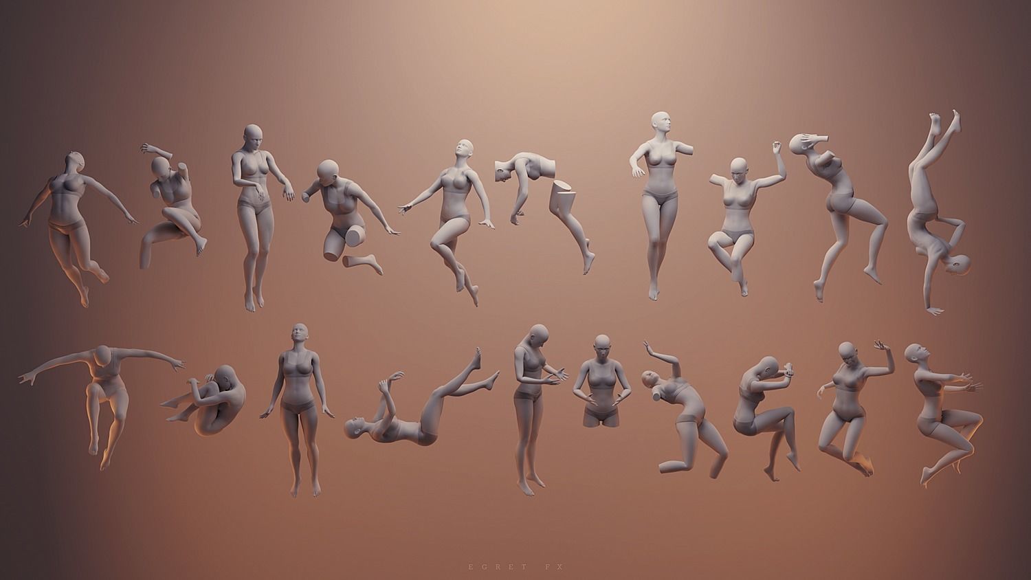 Abstract Humanoids 3D model_11