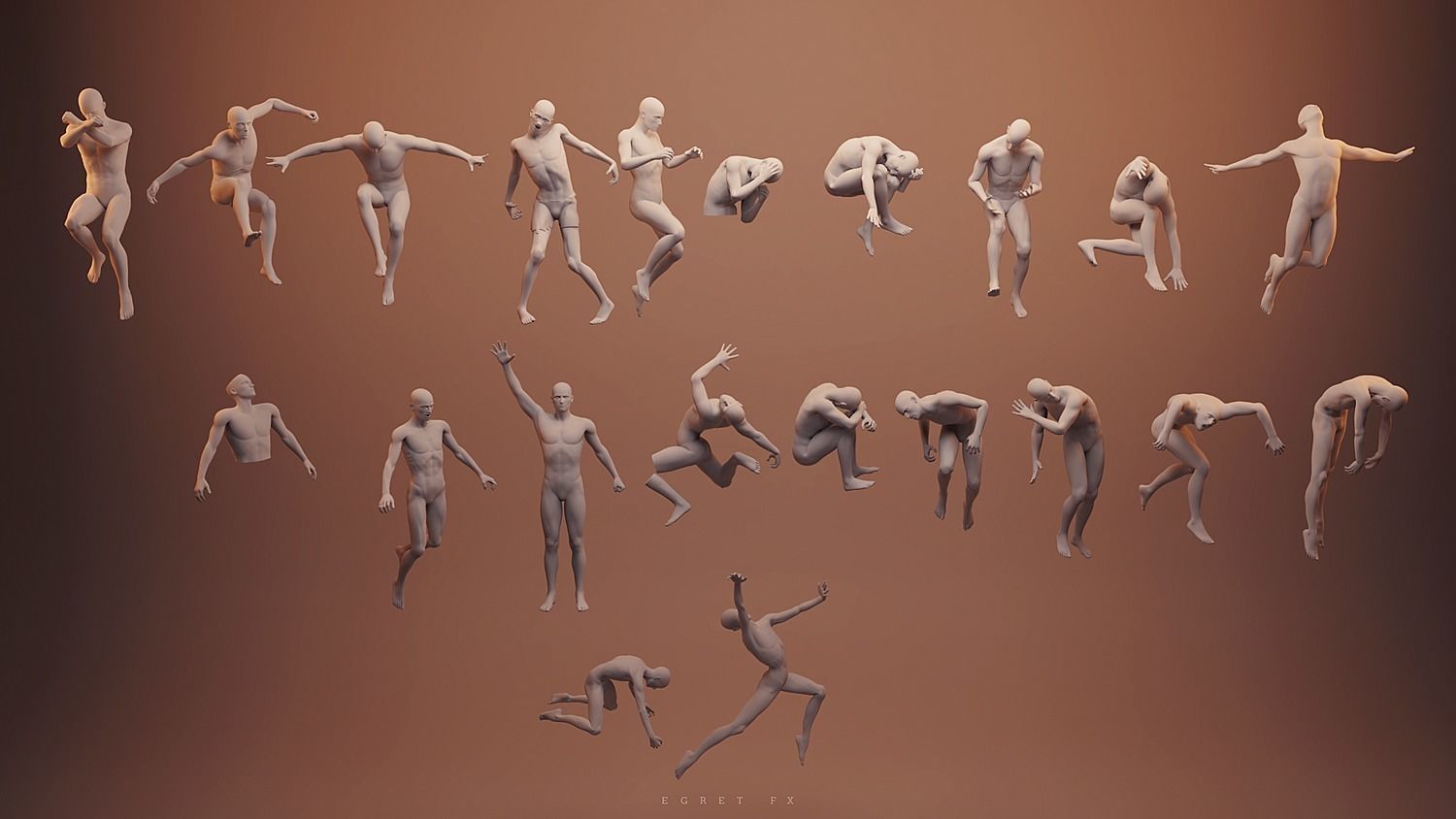Abstract Humanoids 3D model_8