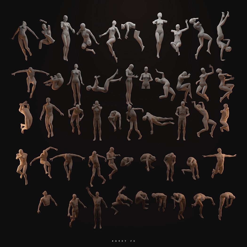 Abstract Humanoids 3D model_9