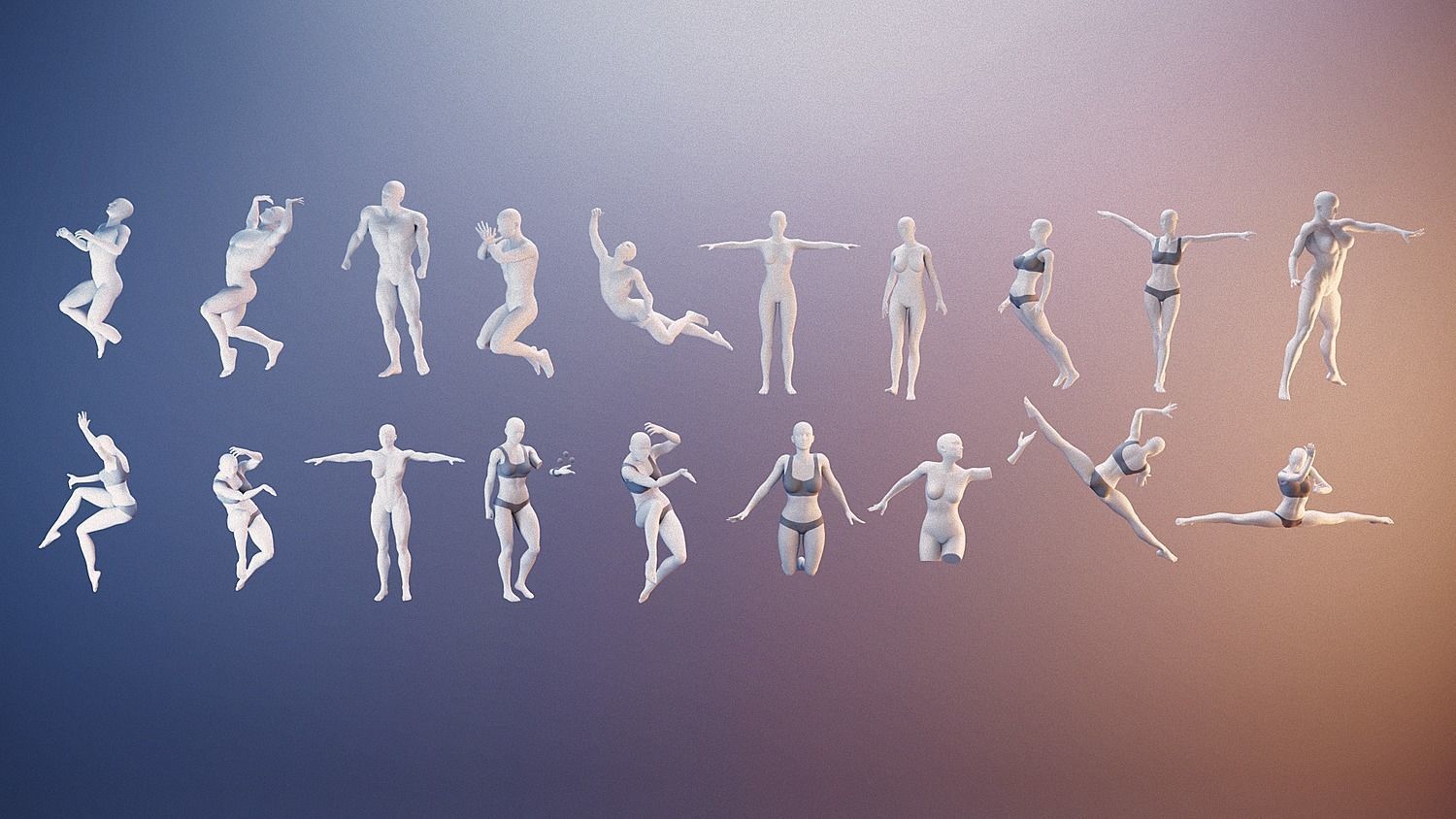 Abstract Humanoids 3D model_13