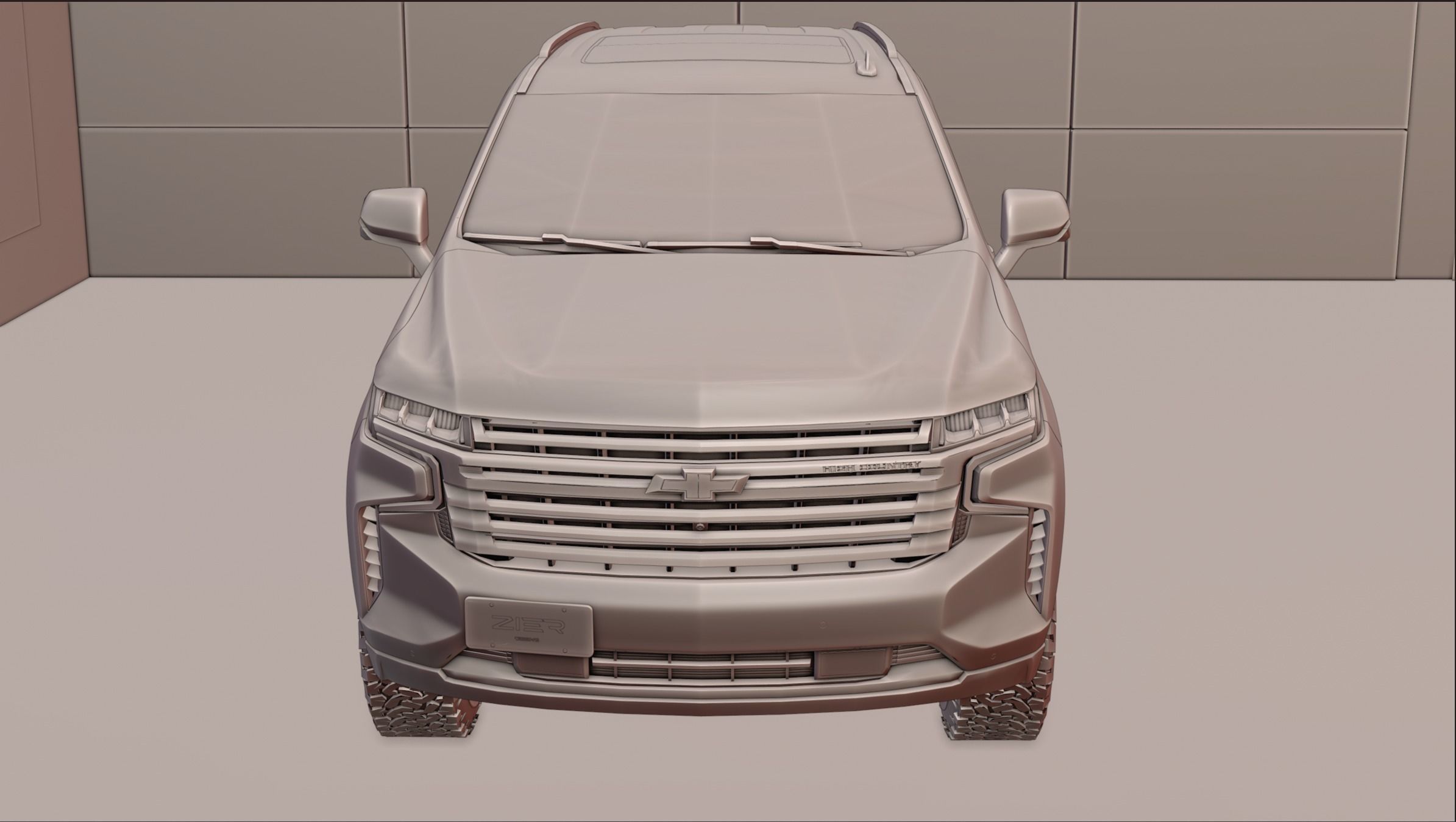 Chevrolet Tahoe High Country 2022 3D model_9