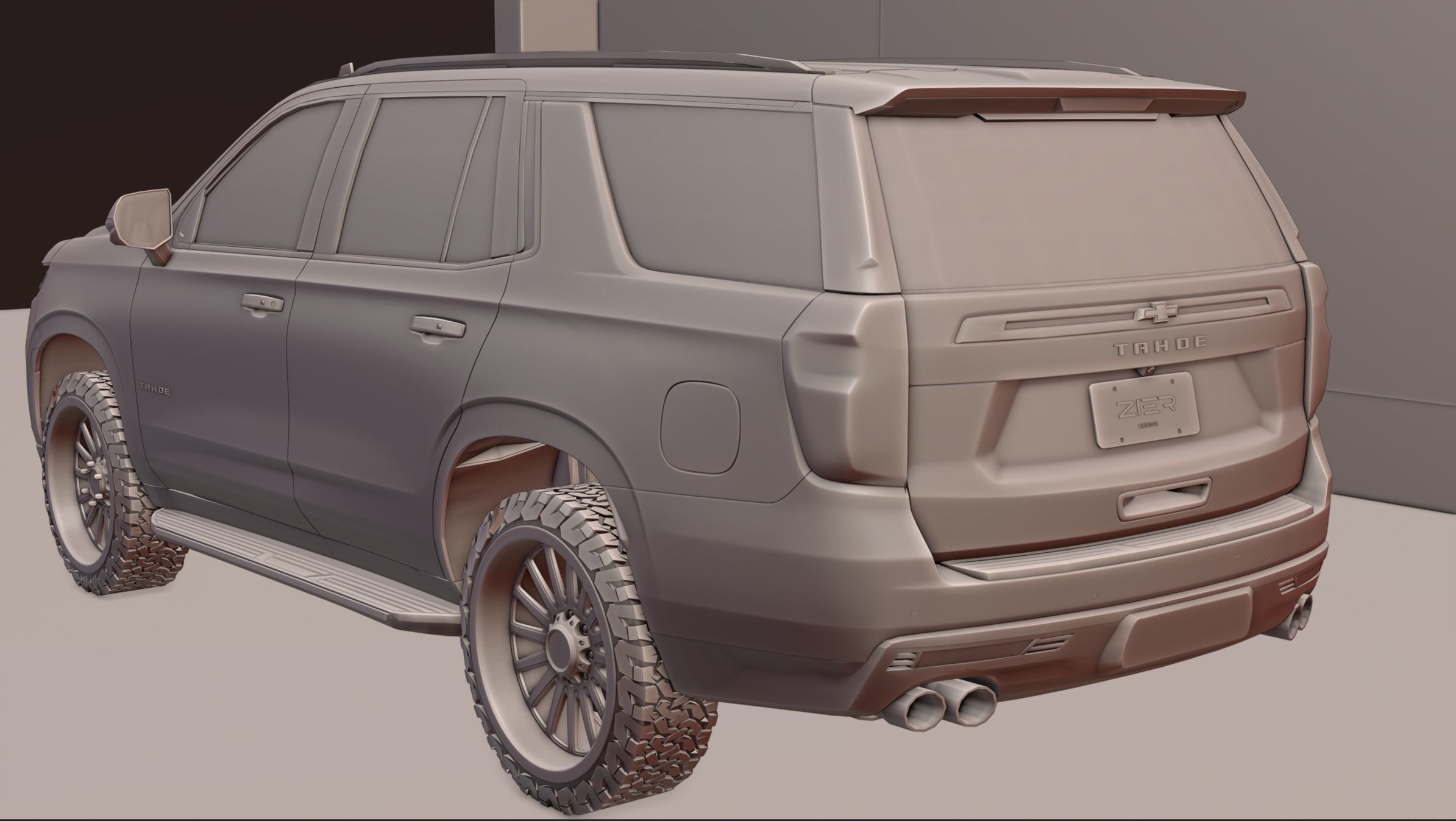 Chevrolet Tahoe High Country 2022 3D model_7