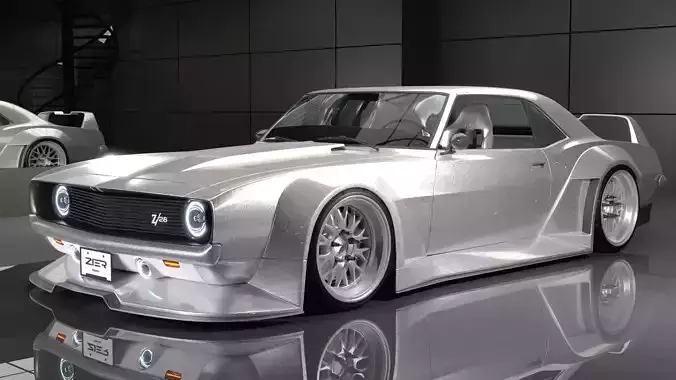 Chevrolet Camaro Z28 1968 Modified 3D model