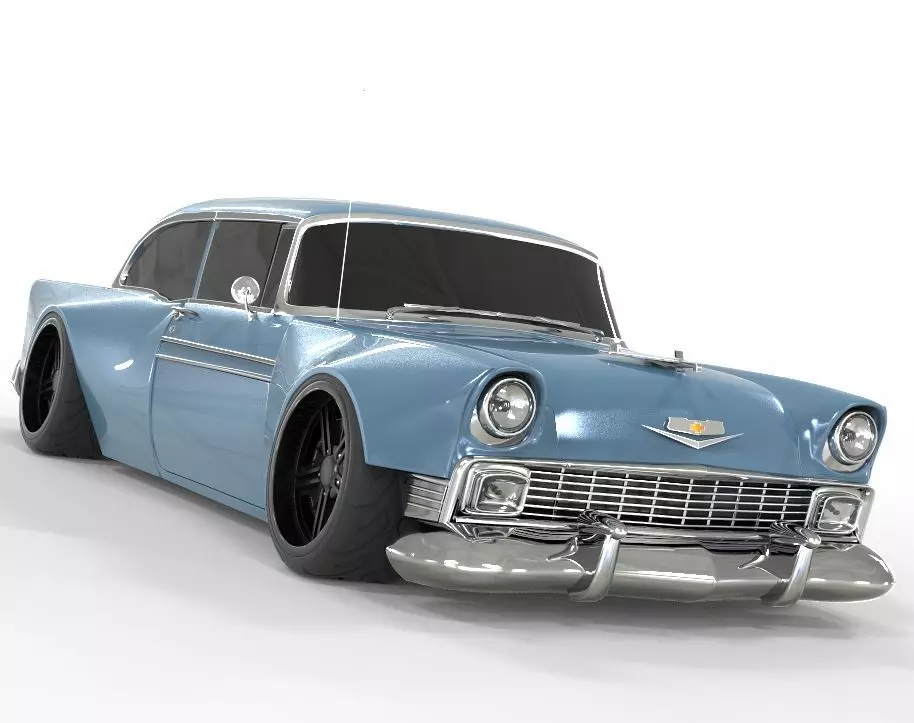 Chevrolet Bel Air 1957 Modified 3D model