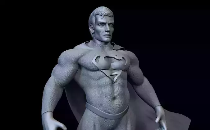 Superman 3D print model