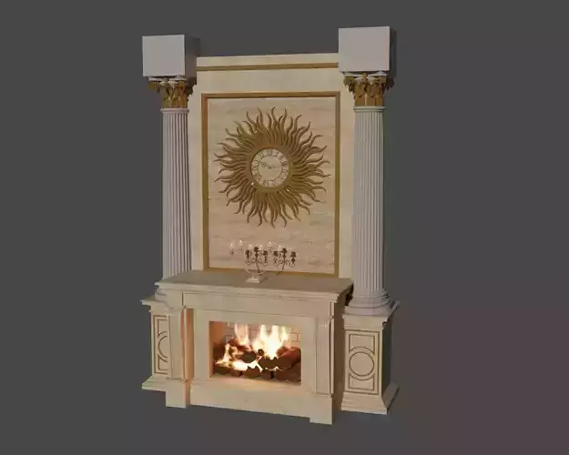 Neo Classical Fireplace