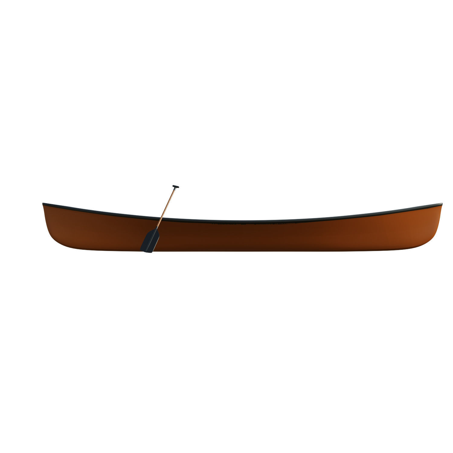 Canoe  Low-poly 3D model_20