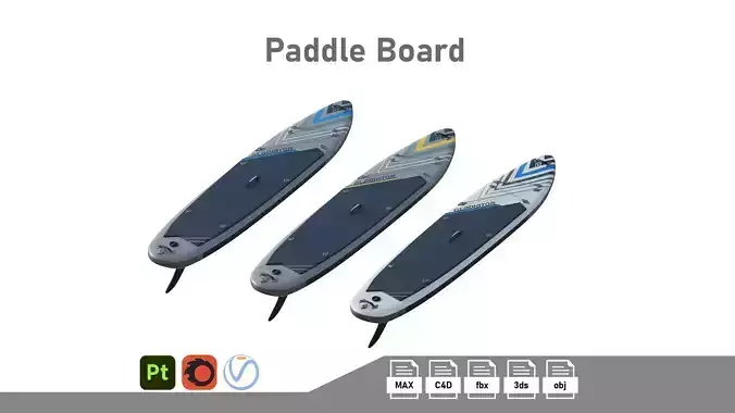 Gladiator Paddle Board 3D model