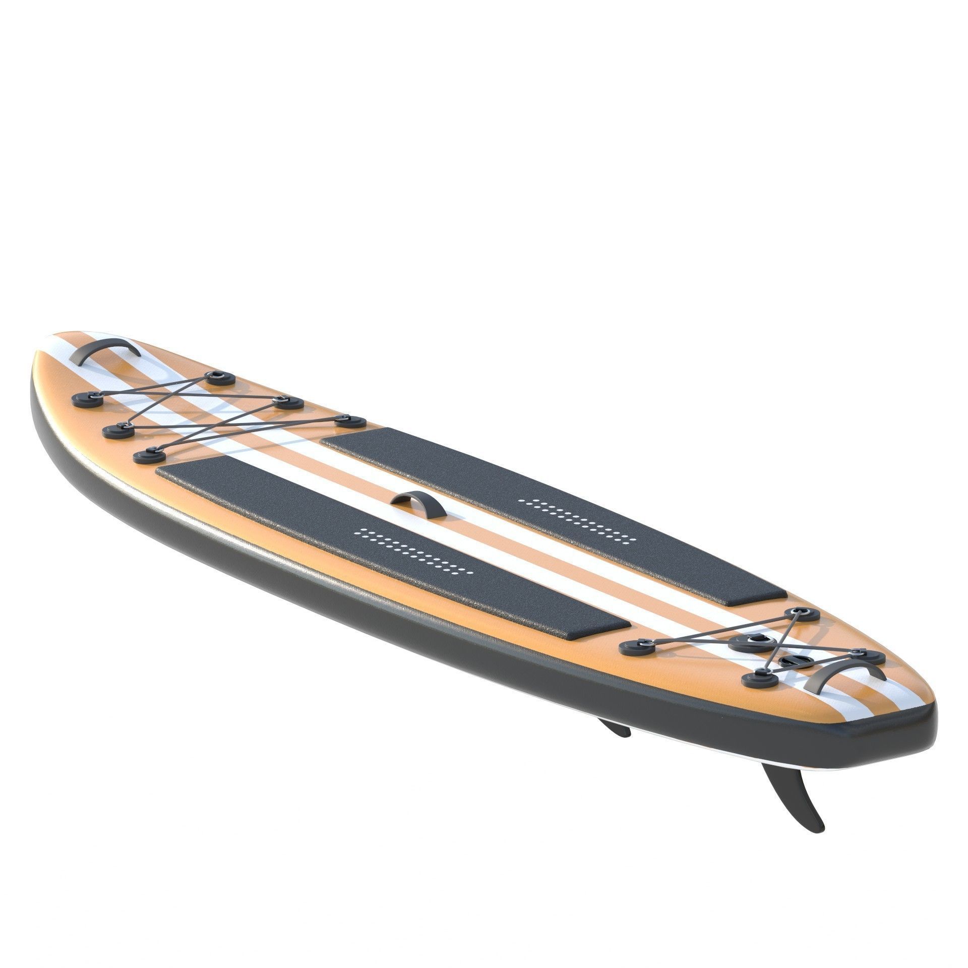Paddle Board 4 colors collection Low-poly 3D model_5
