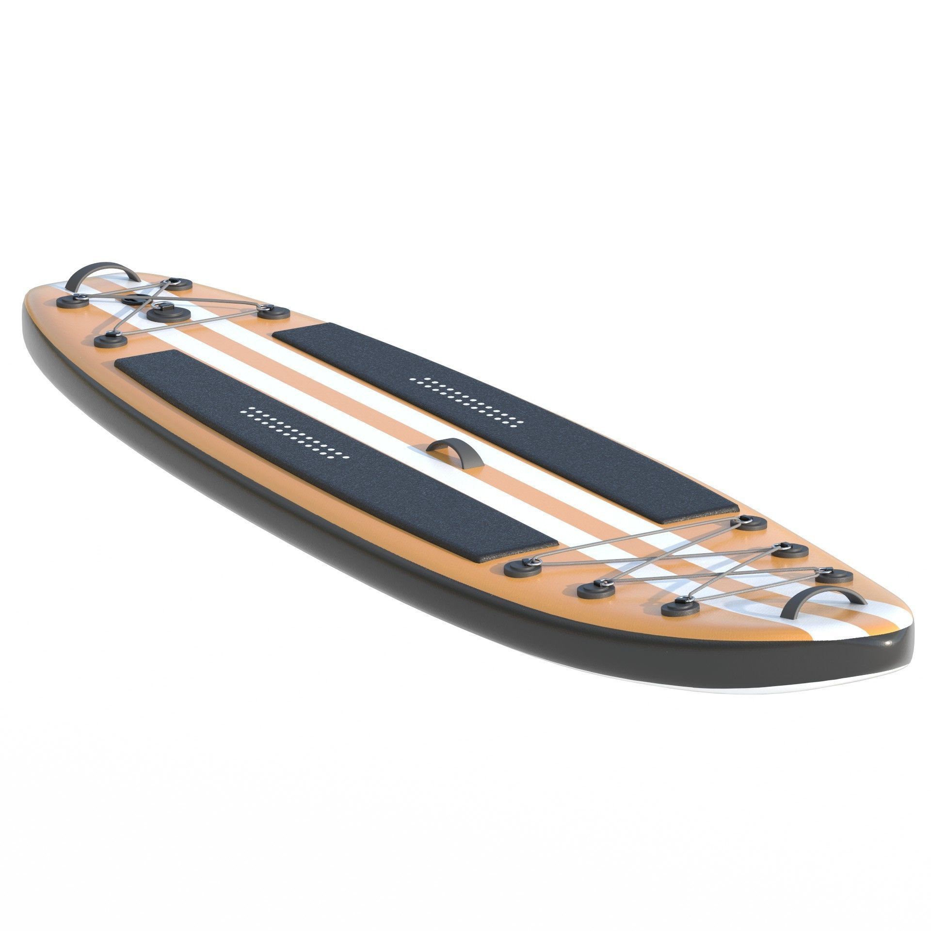 Paddle Board 4 colors collection Low-poly 3D model_9