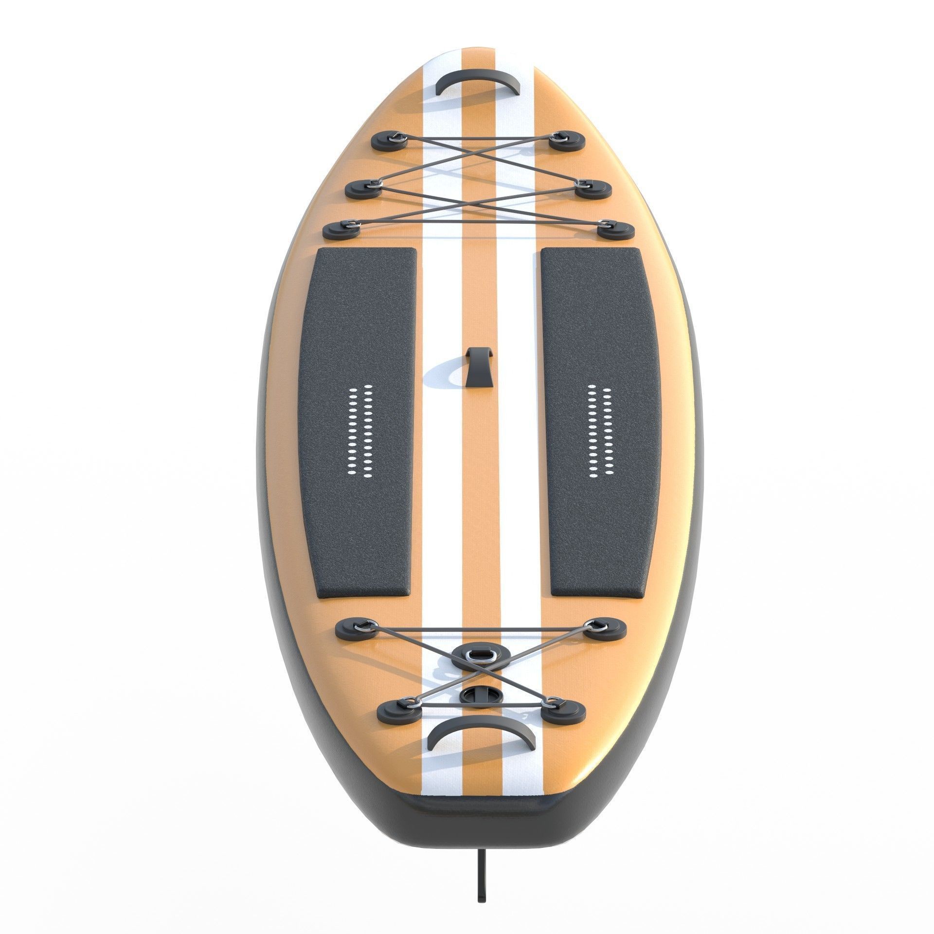 Paddle Board 4 colors collection Low-poly 3D model_11