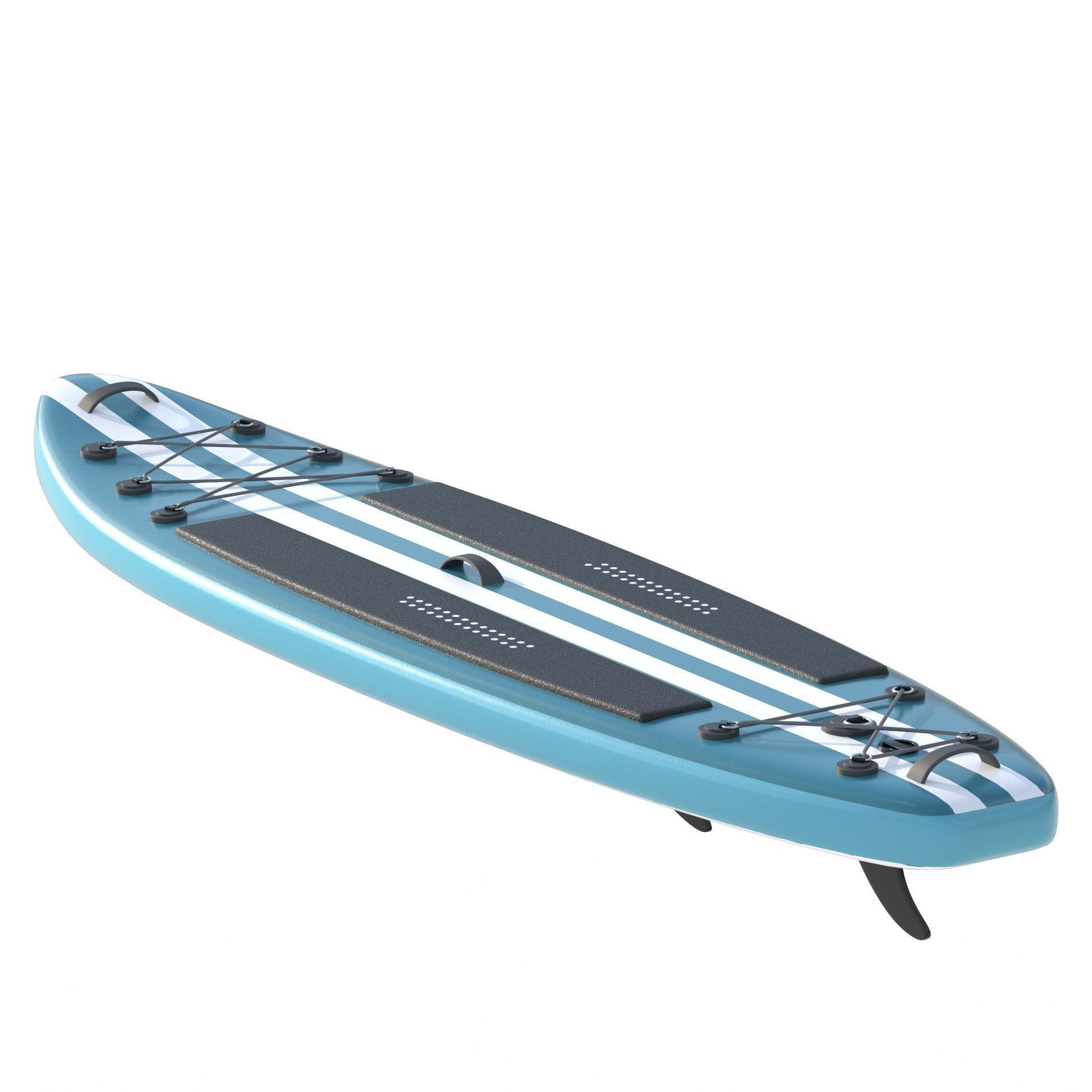 Paddle Board 4 colors collection Low-poly 3D model_8