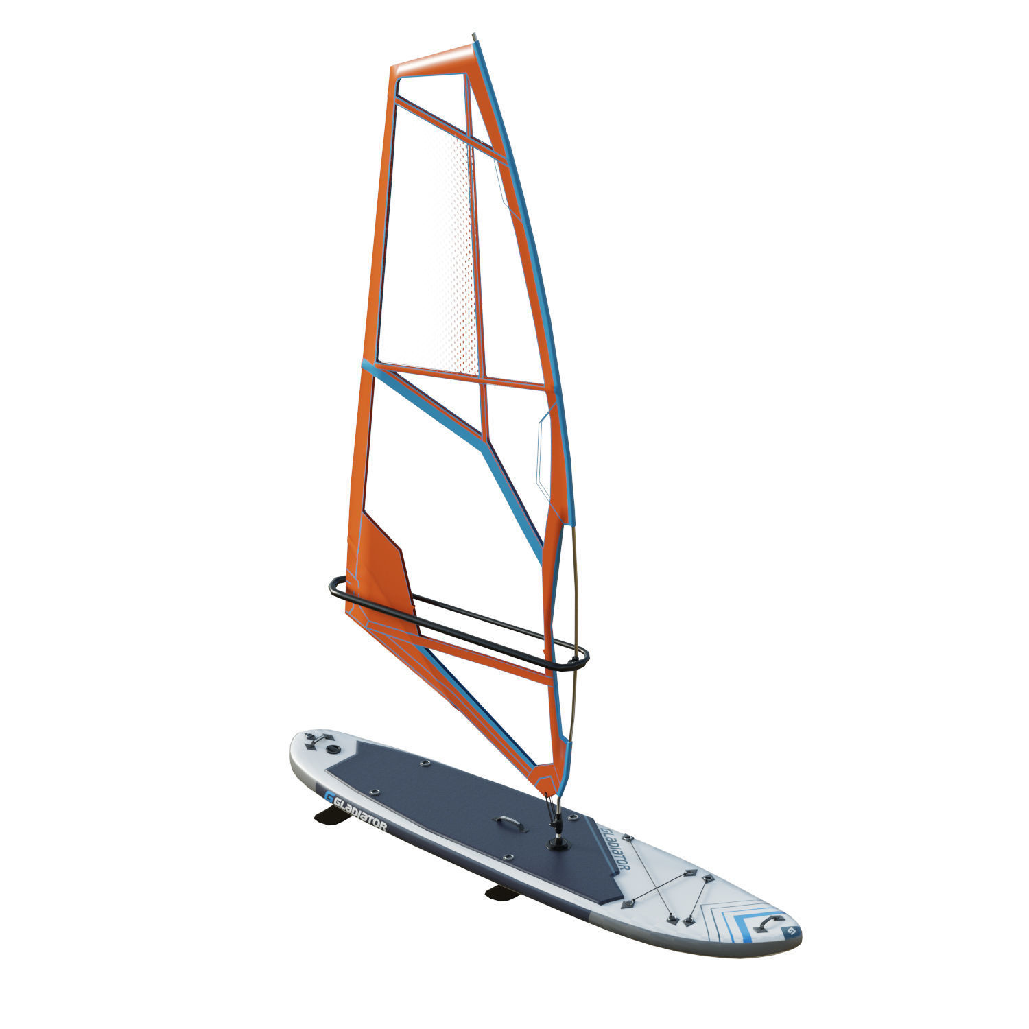 Gladiator Windsurfing Board Low-poly 3D model_6