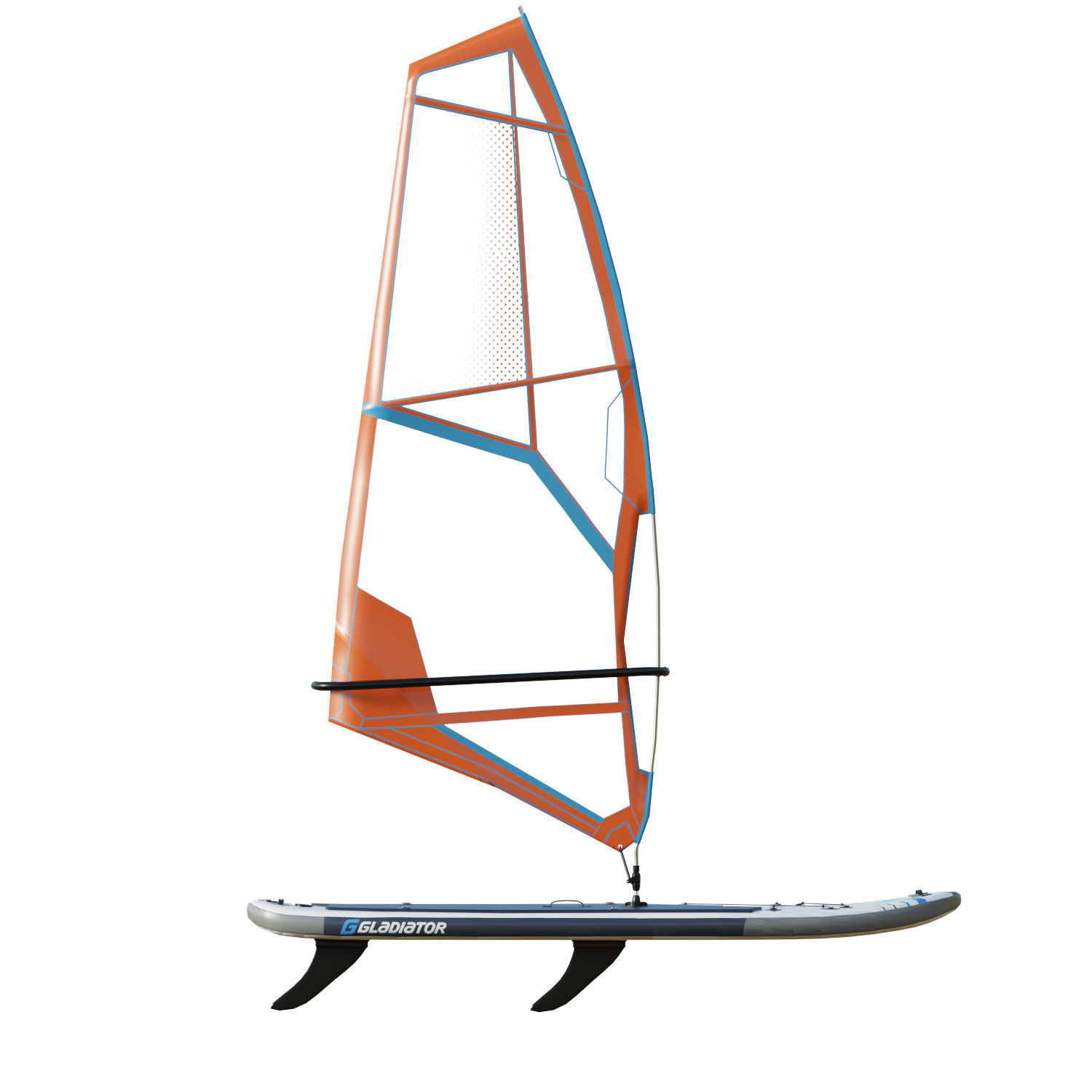 Gladiator Windsurfing Board Low-poly 3D model_5