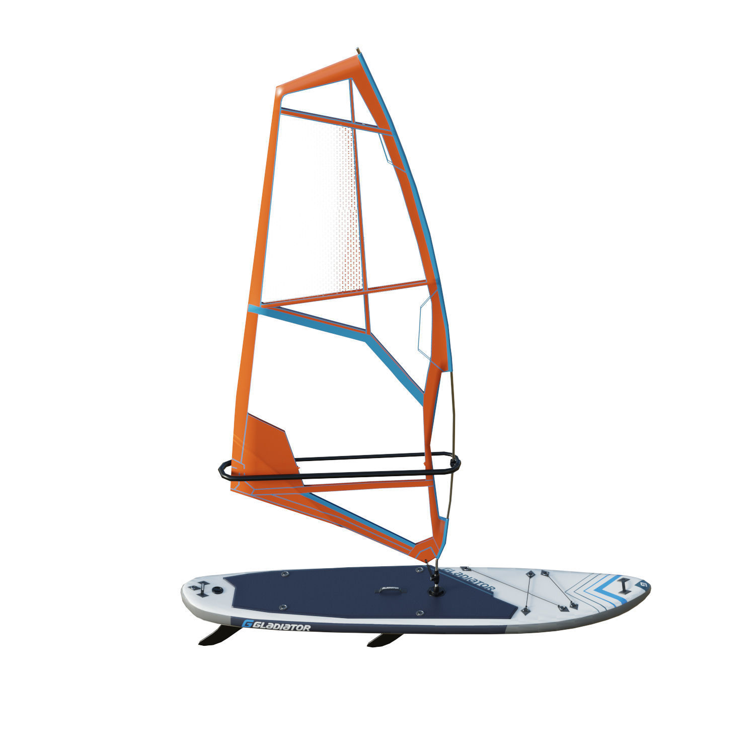 Gladiator Windsurfing Board Low-poly 3D model_4