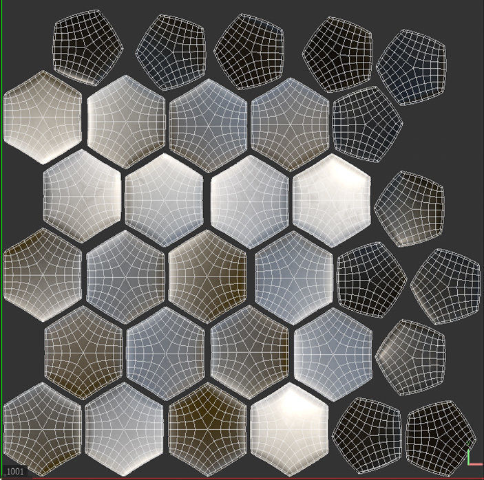 Soccer Balls Low-poly 3D model_21