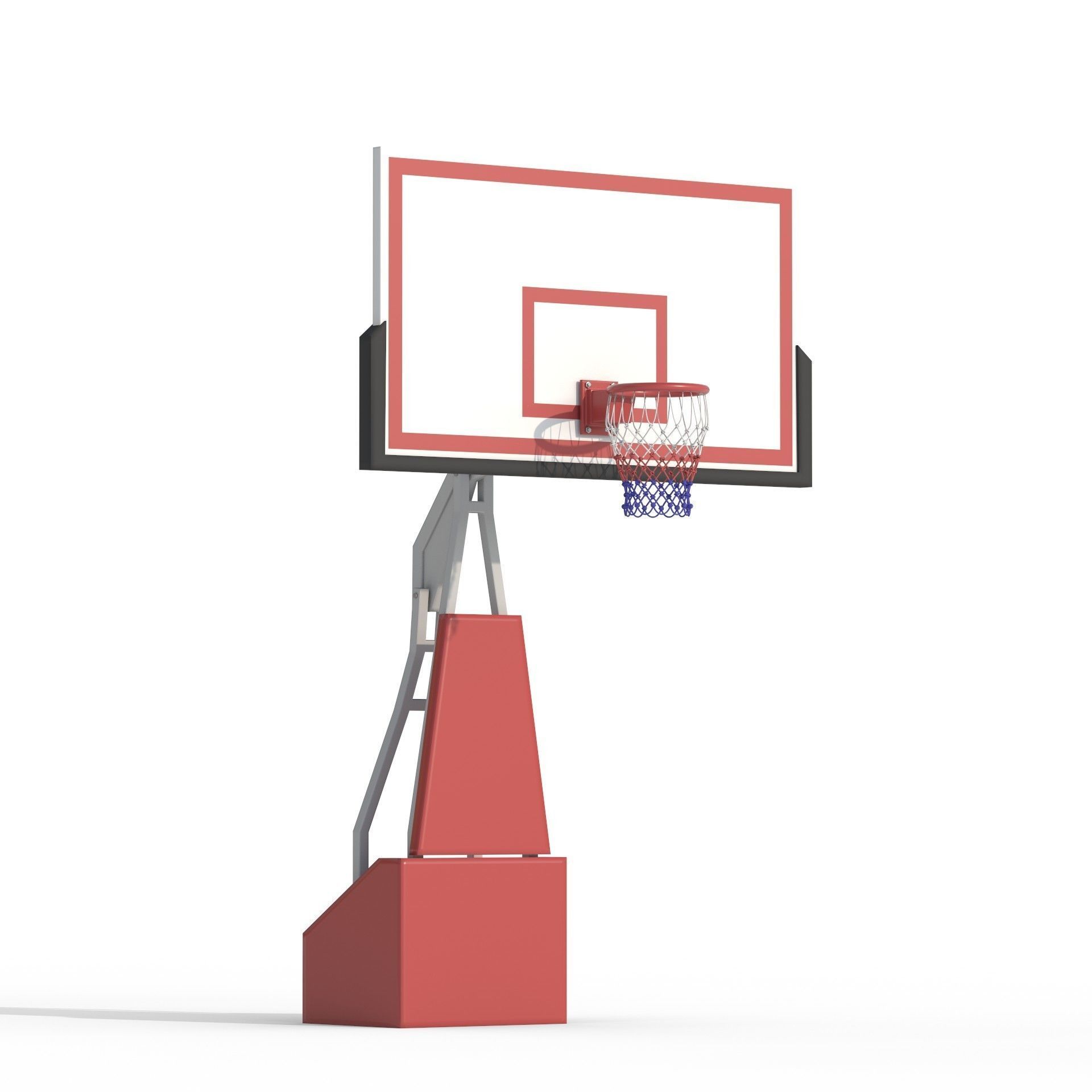 Basketball Court  3D model_10