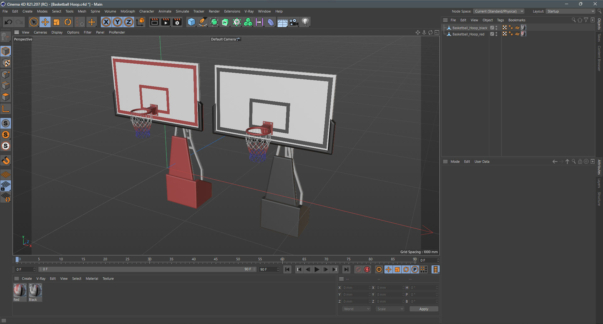 Basketball Court  3D model_26