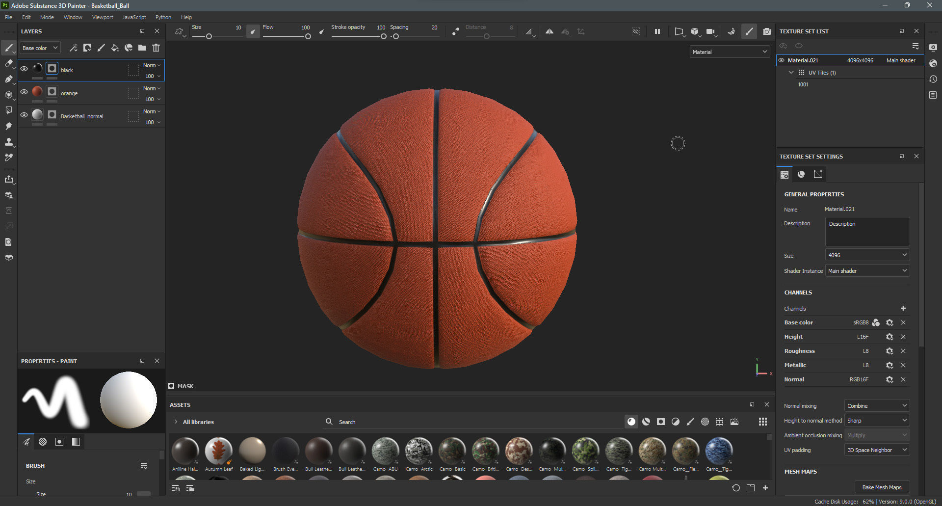 Basketball Court  3D model_30