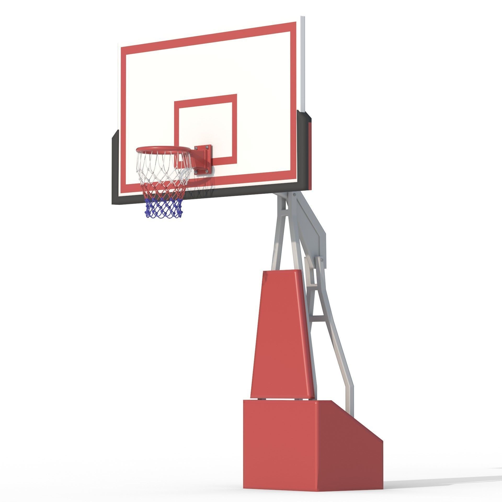 Basketball Court  3D model_11