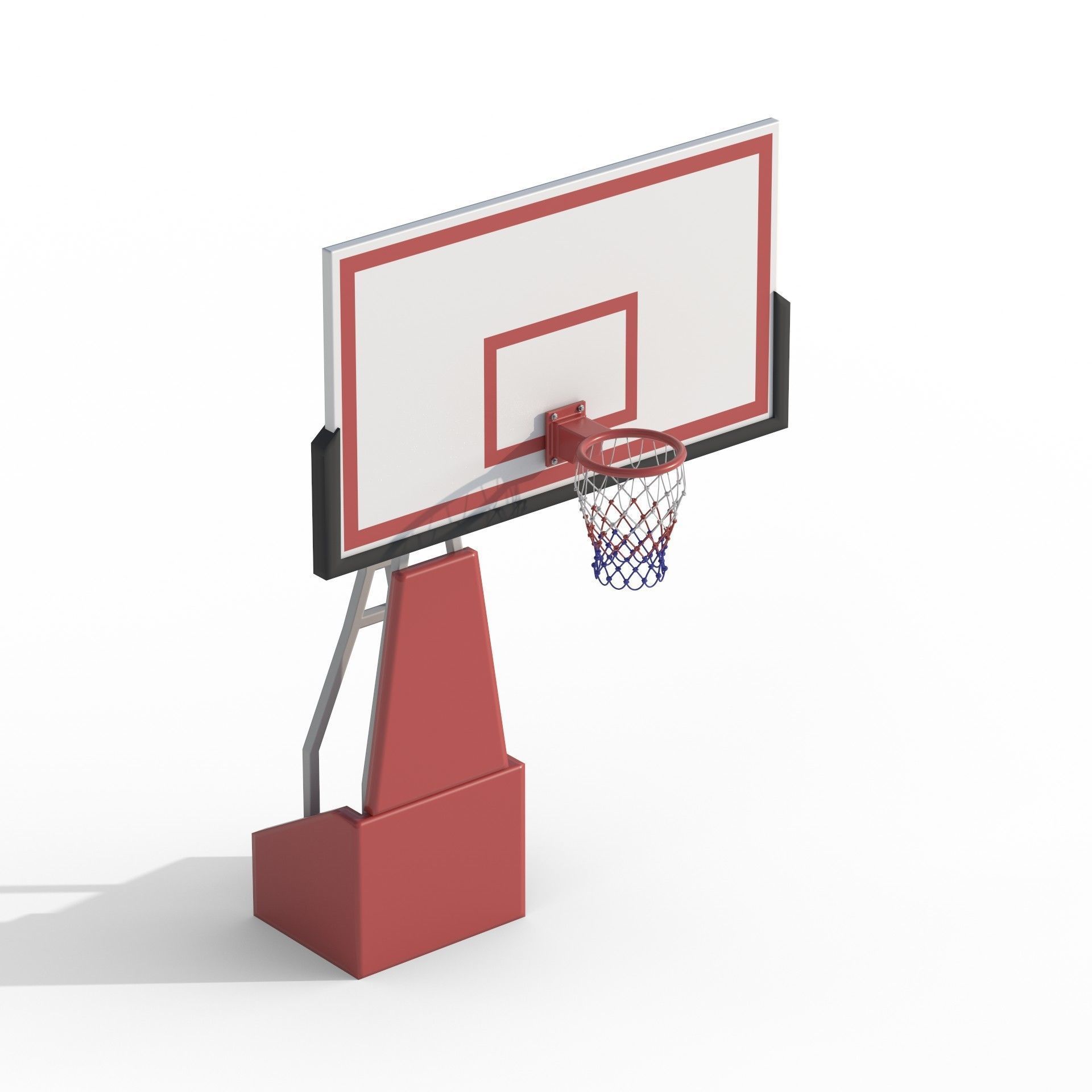 Basketball Court  3D model_19