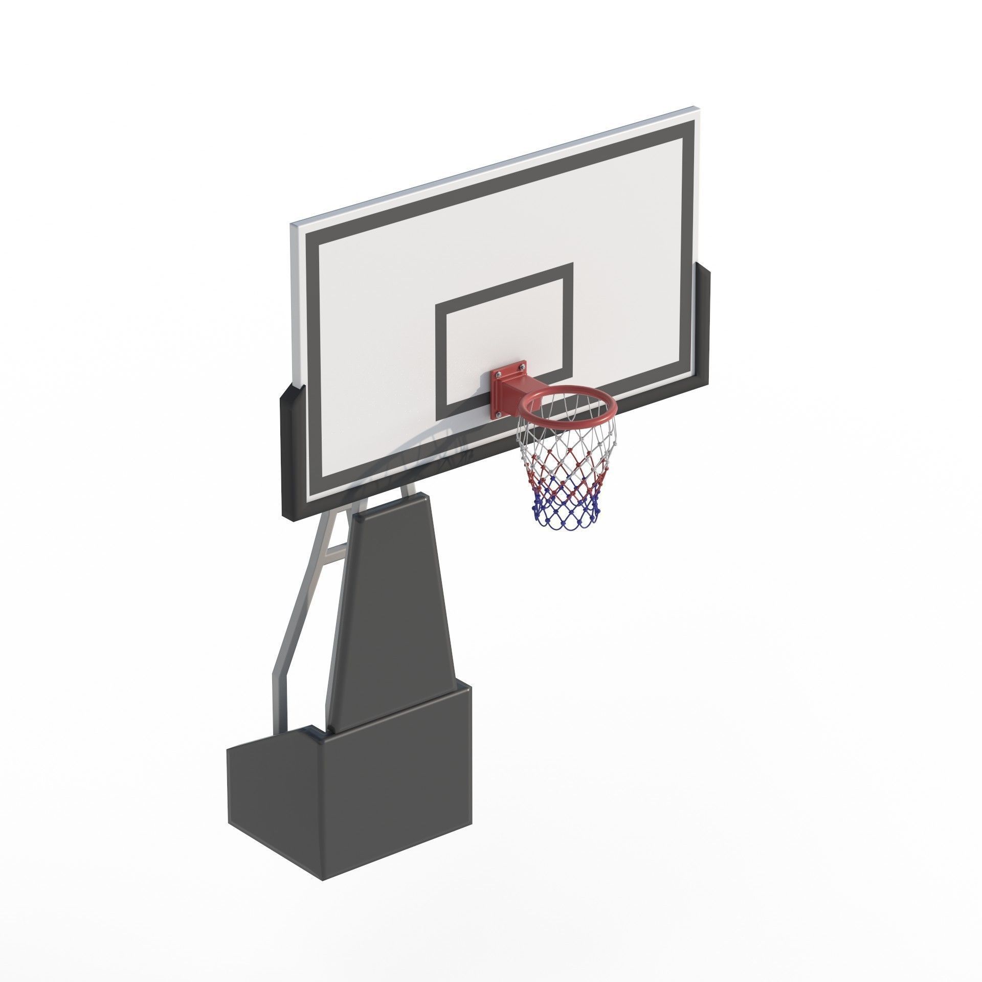 Basketball Court  3D model_20