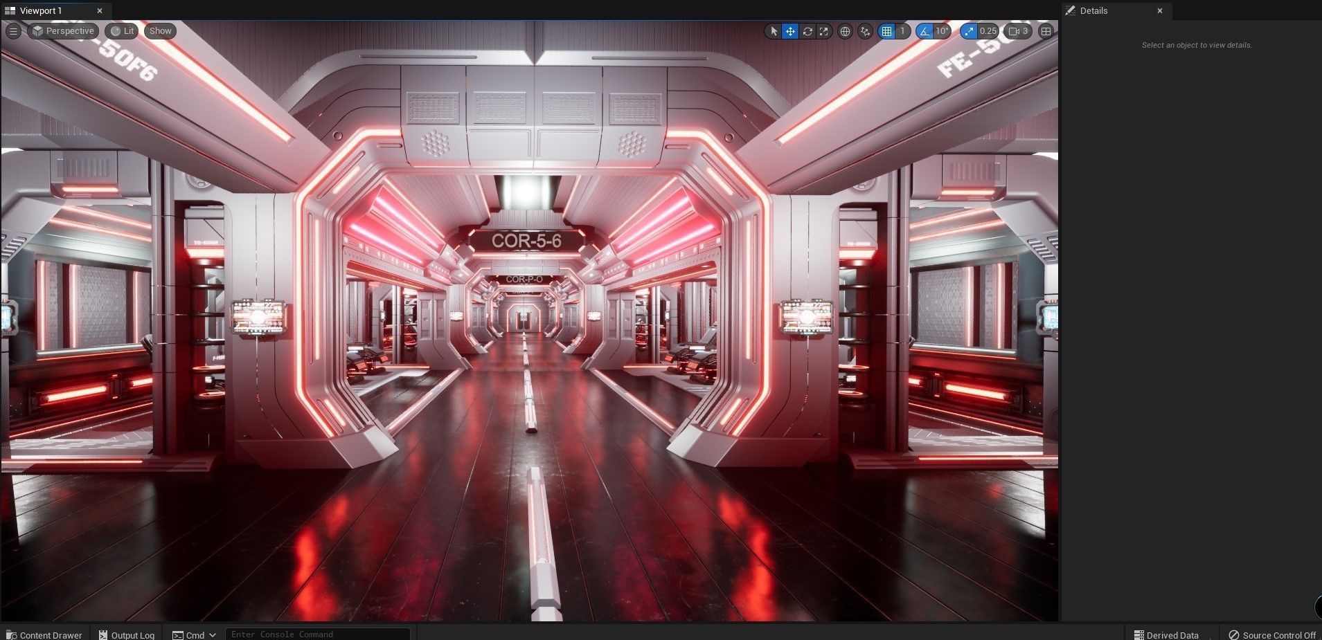 scifi modular interior space station 3D model_12