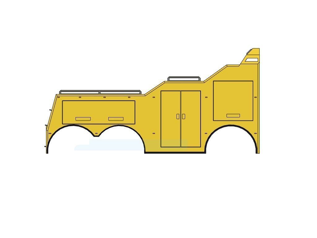 ABSCHLEPPER AUFBAU LKW TRUCK RC 3D print model_2