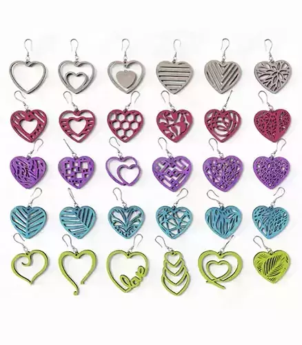 3D Printed Earrings for Unique Style Three Dimensional Elegance