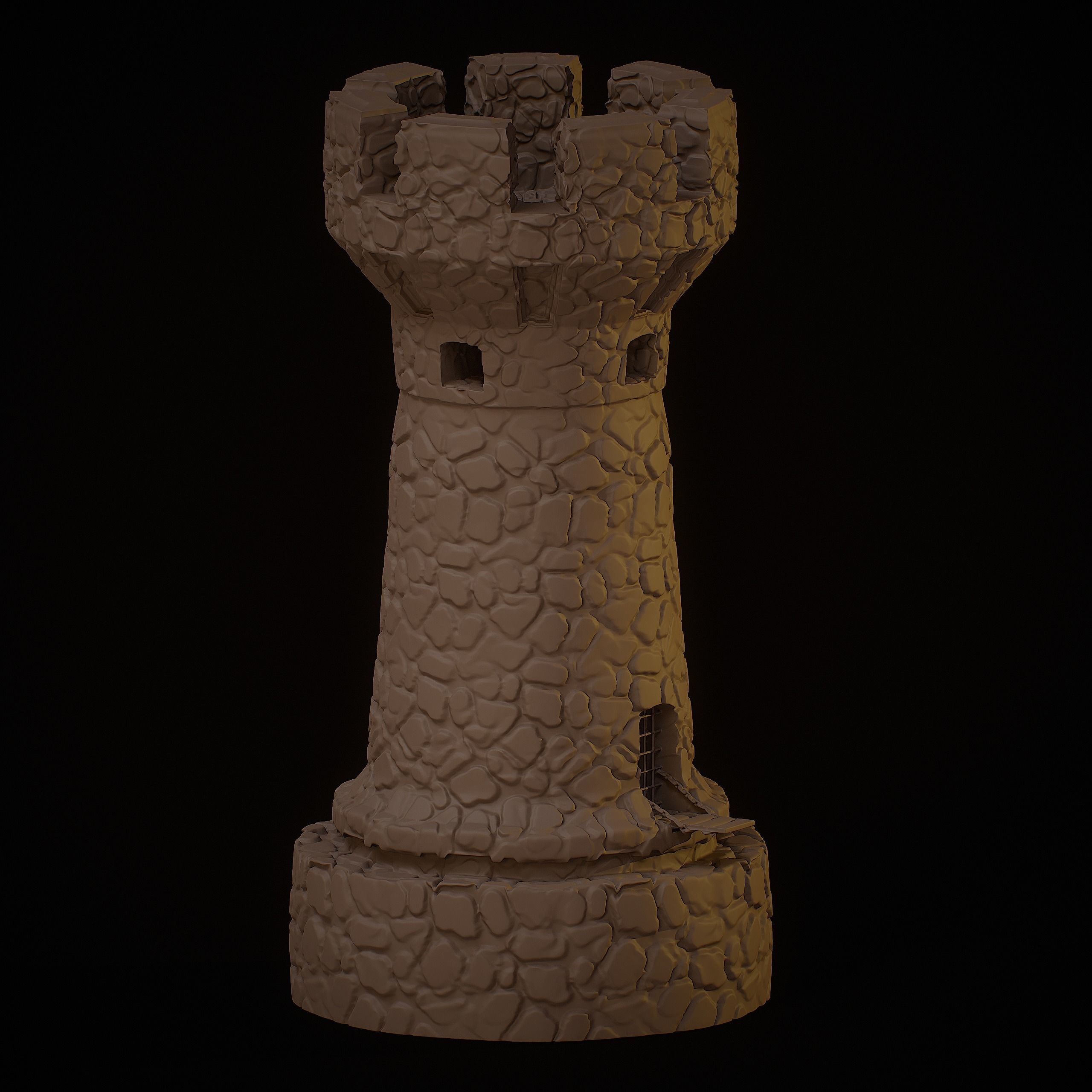 Chess Castle 3d Print Model 3D print model_5
