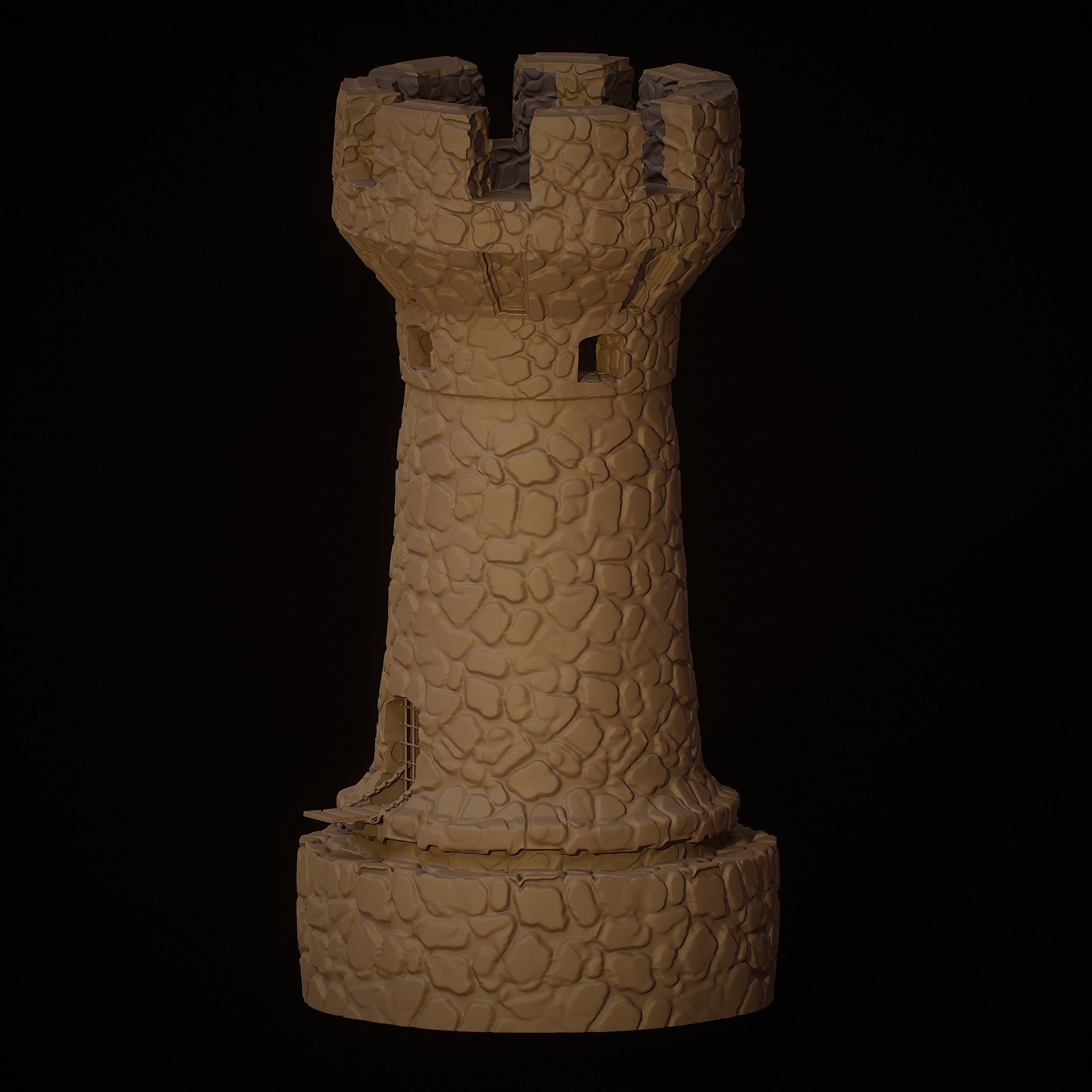 Chess Castle 3d Print Model 3D print model_4