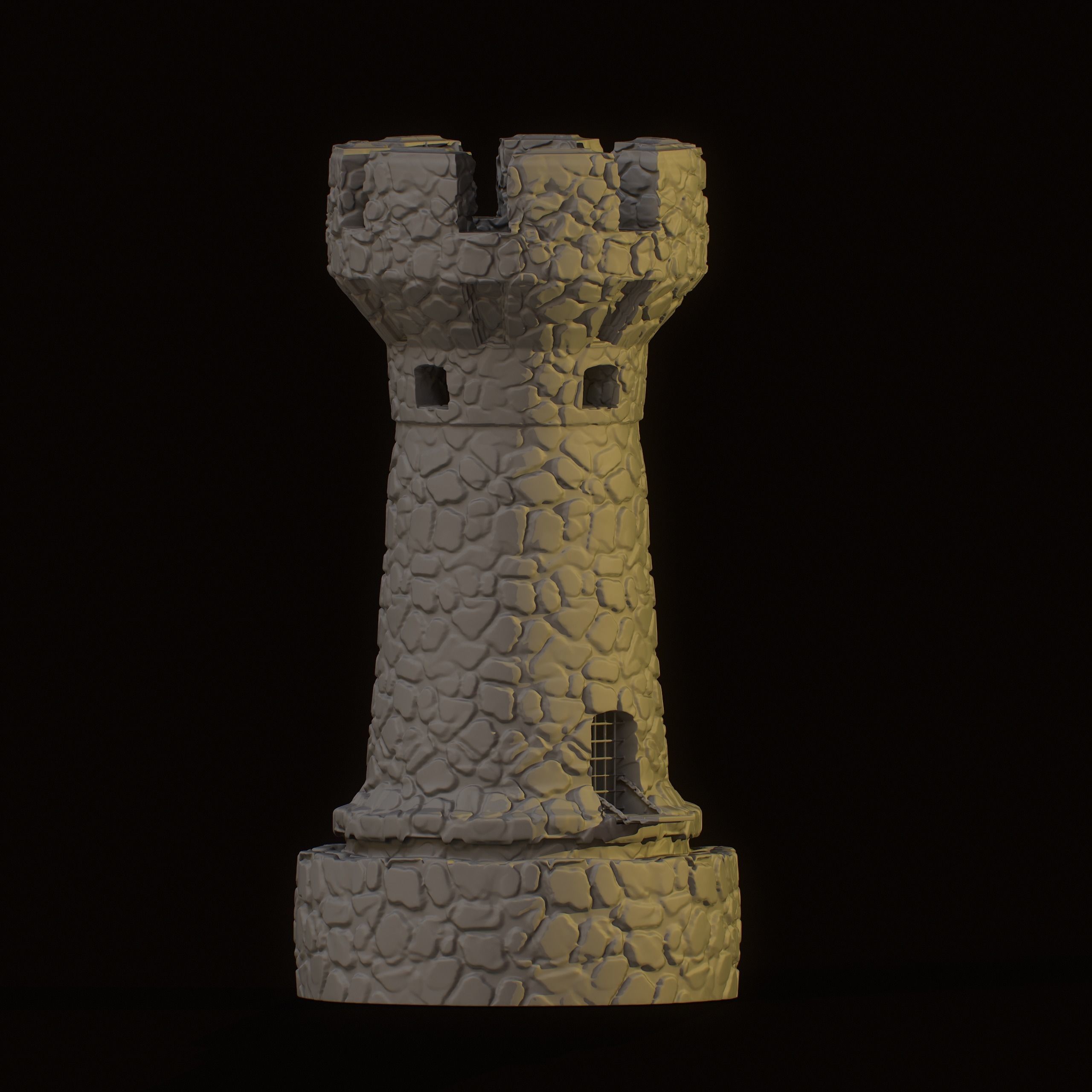 Chess Castle 3d Print Model 3D print model_1