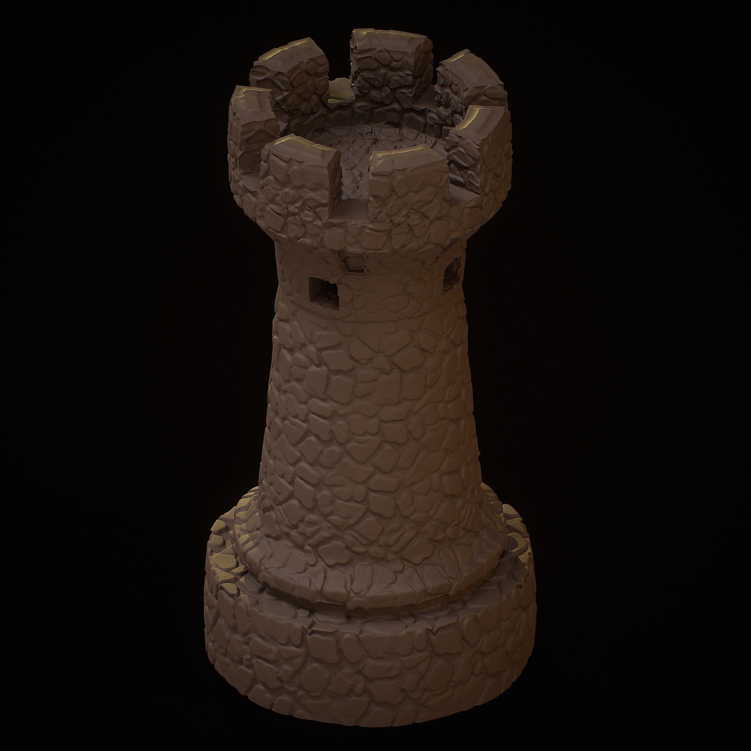 Chess Castle 3d Print Model 3D print model_8